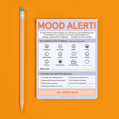 Today's Mood Nifty Note Pad (Pastel Version)