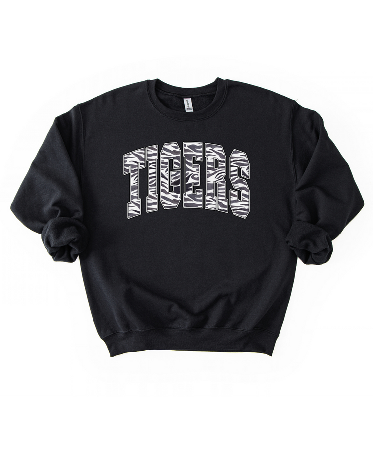 Tigers Zebra Varsity Sweatshirt