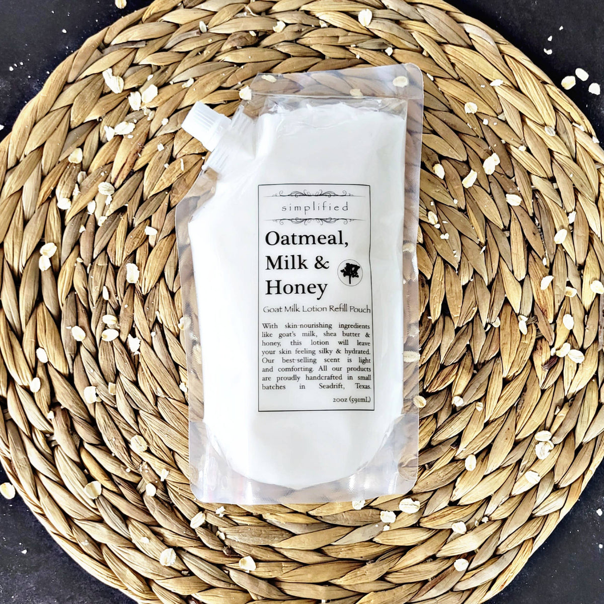 20oz Goat Milk Lotion Refill Bag: La Belle