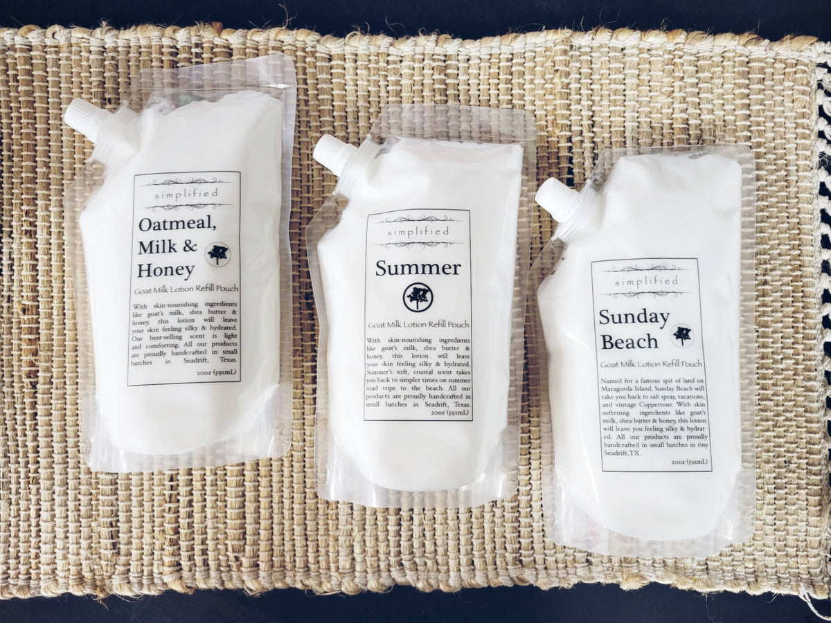 20oz Goat Milk Lotion Refill Bag: La Belle