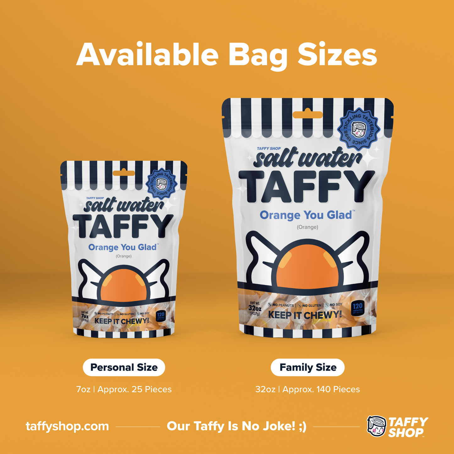 Orange You Glad™ Taffy (Orange)
