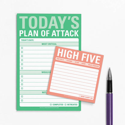 Today's Plan of Attack Great Big Sticky Notes