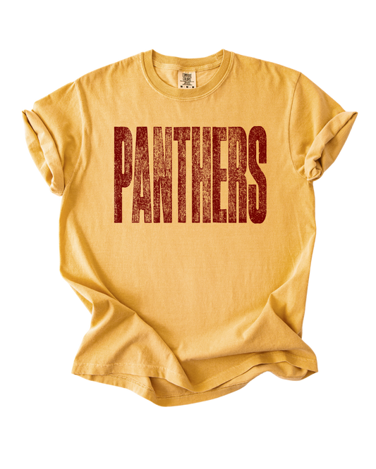 Panthers -- Distressed Mascot