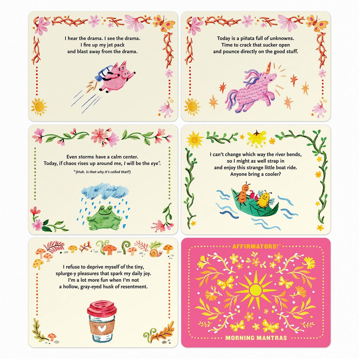 Affirmators!® Mantras (Morning) Daily Affirmation Cards