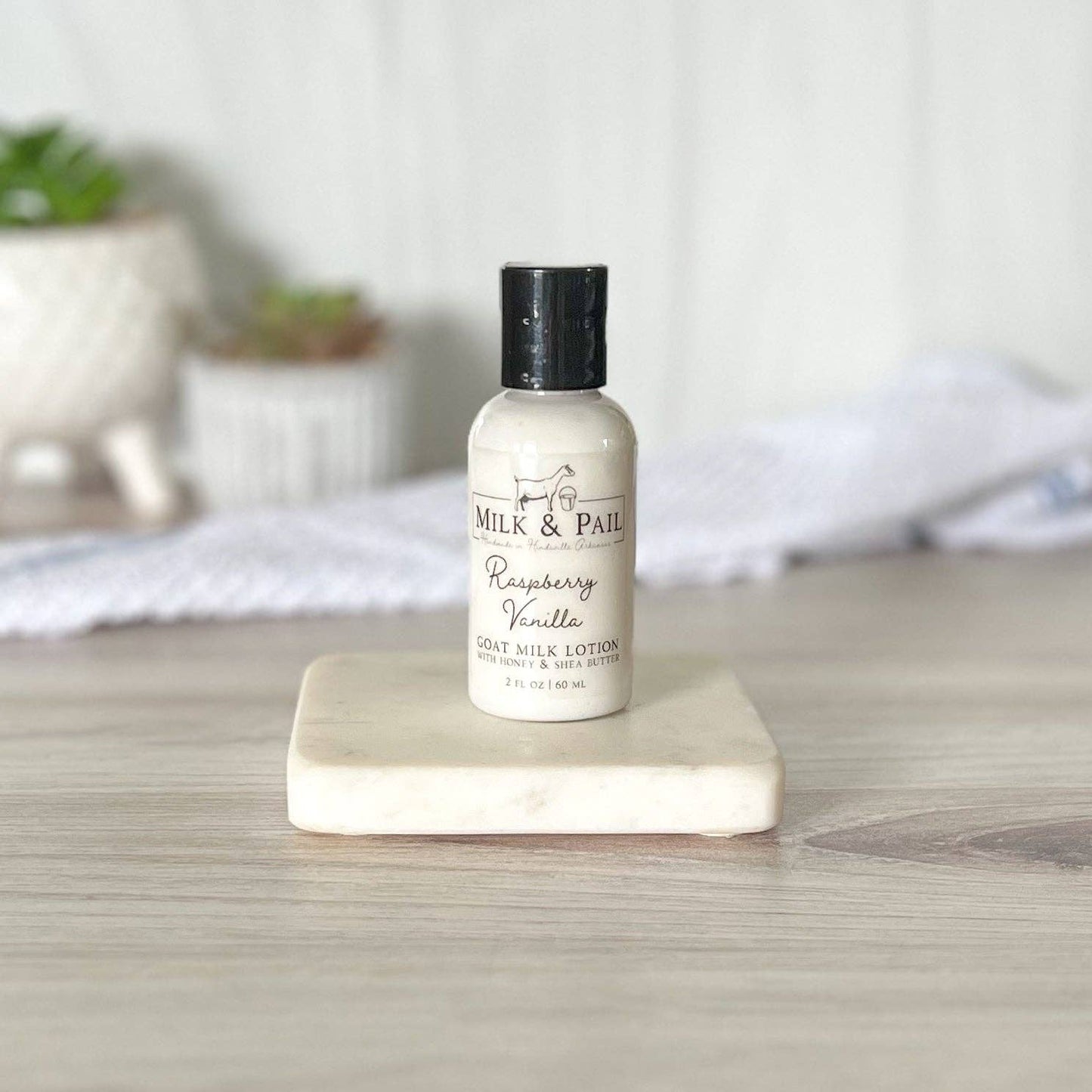 Raspberry Vanilla Travel Size Goat Milk Lotion - 2oz