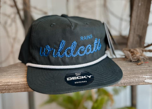 Rains Wildcats Old School Cap - Charcoal