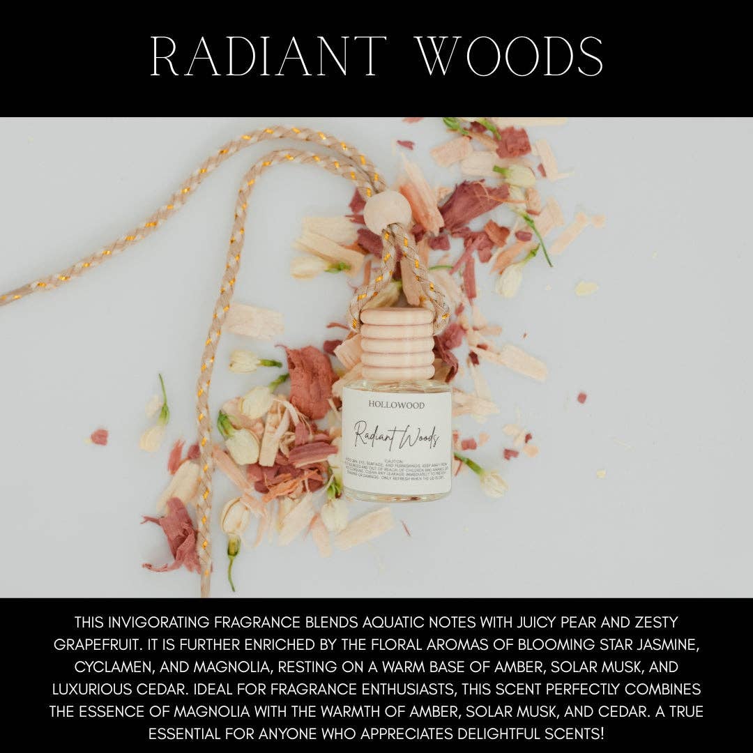 SPRING CAR DIFFUSER: WHITE TEA & SAGE