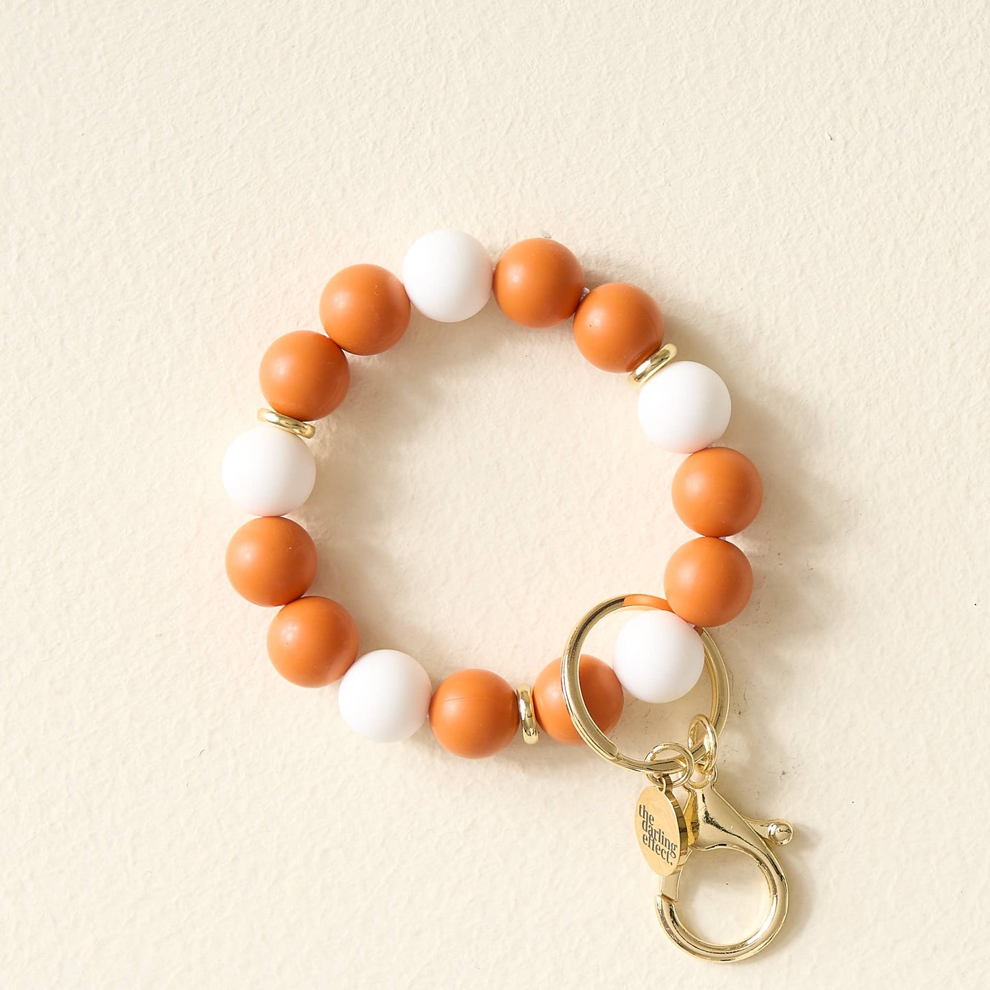 Game Day Hands-Free Keychain Wristlet - Orange