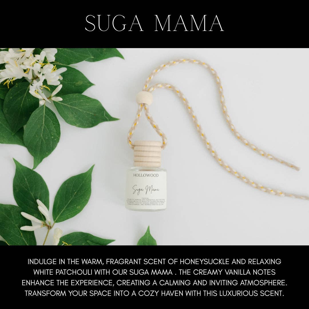 SPRING CAR DIFFUSER: WHITE TEA & SAGE