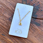 Bri Bubble Initial Necklace