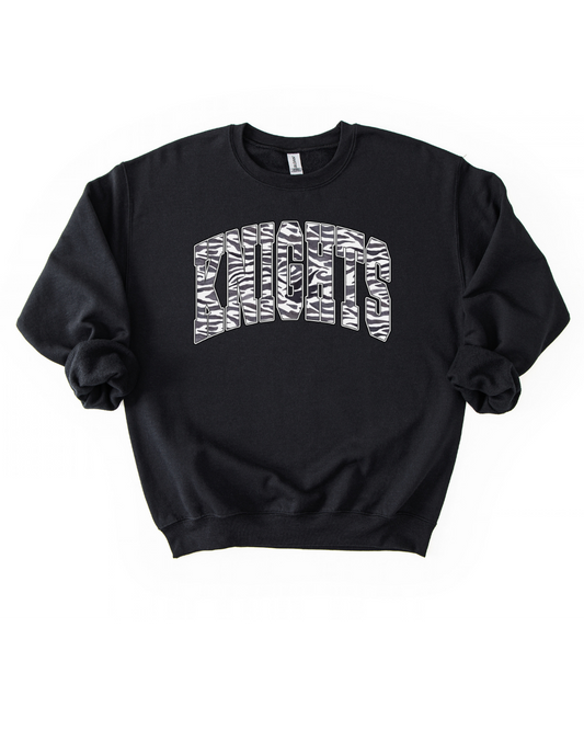 Knights Zebra Varsity Sweatshirt