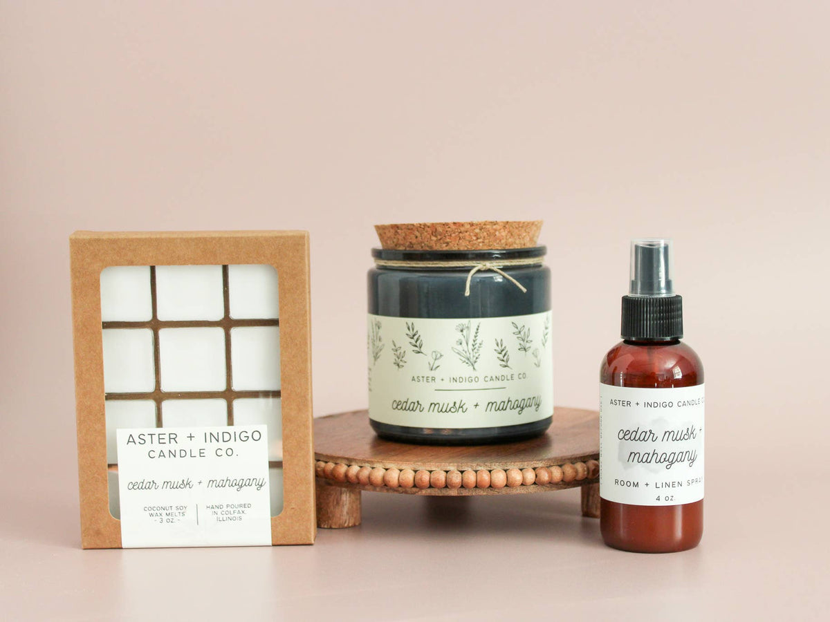 Cedar Musk + Mahogany | Room + Linen Spray | 4oz