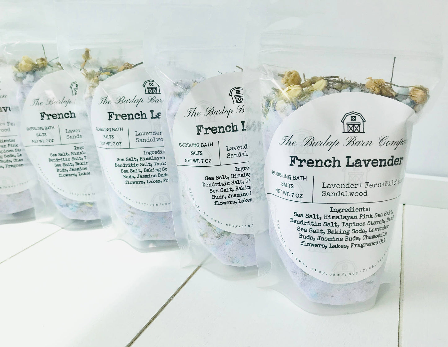 French Lavender Bubbling Bath Salts