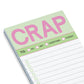Crap Make-a-List Pad