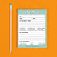 Pep Talk Nifty Note Pad