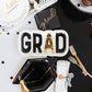 GRAD Shaped Paper Plate