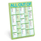All Out Of Pad® with Magnet (Pastel Version / Original)