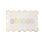 PLPL285 - Easter Eggs Scallop Paper Plate