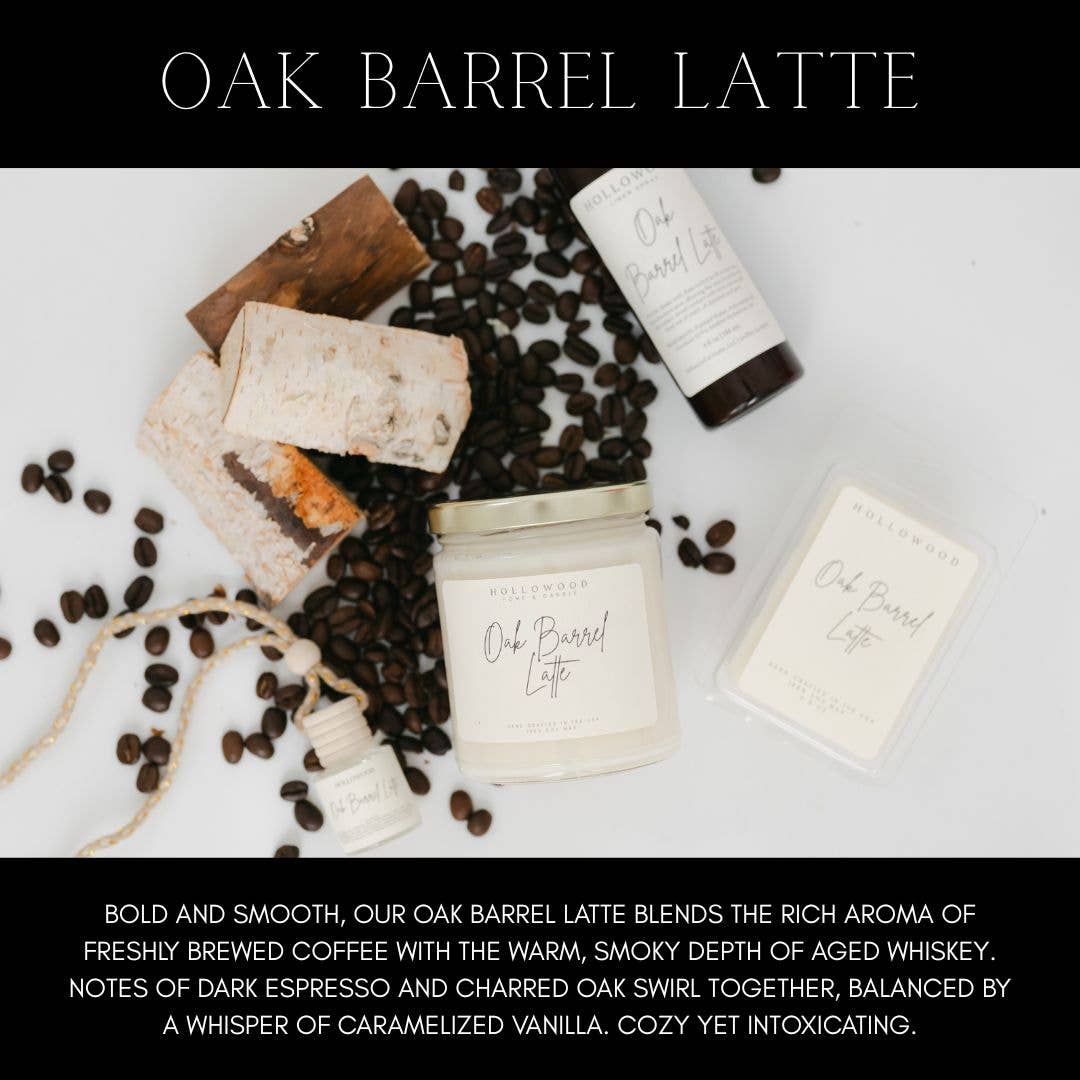 OAK BARREL LATTE | CANDLES: 8 OUNCE