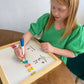 1" 200pc Rainbow Pop Magnetic Letters