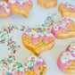 Ice Cream Cone Heart Bath Bomb, Bubble Gum Scented Bath Bomb