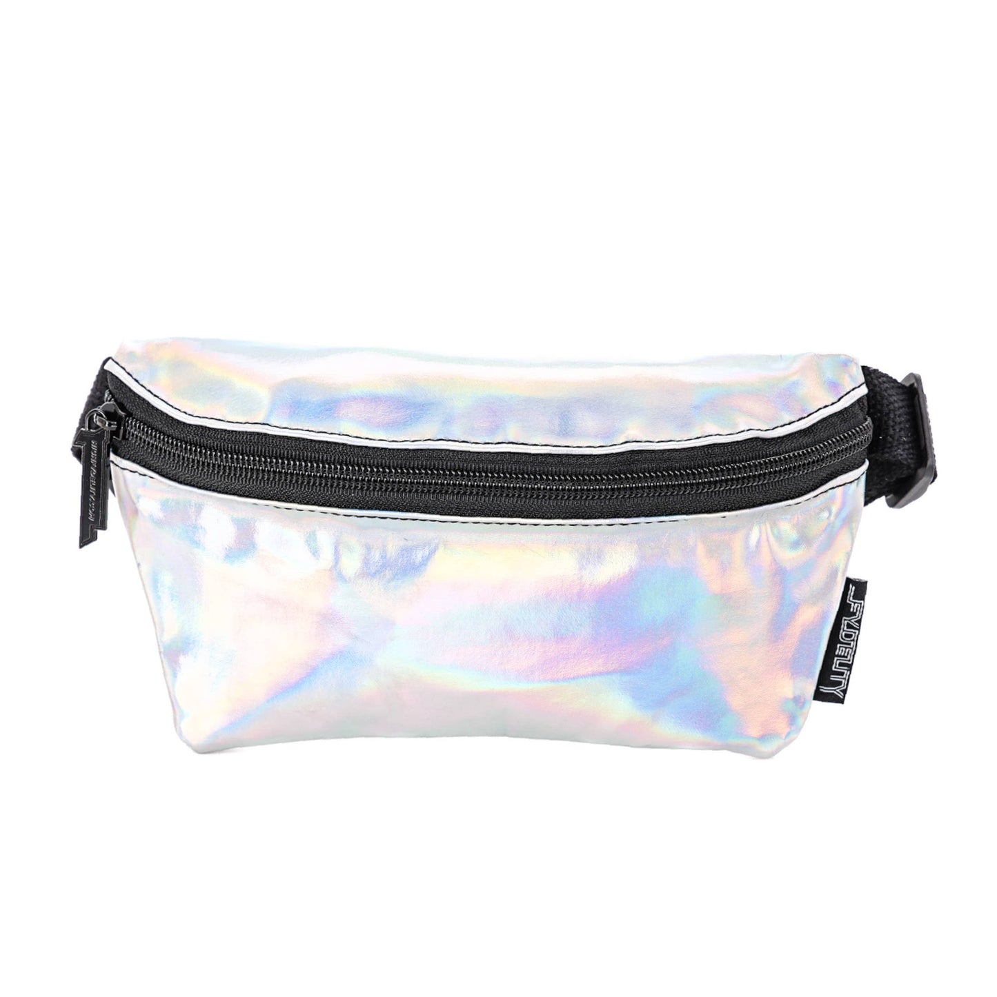 KIDS Fanny Pack | Small Ultra-Slim | METALLIC Silver