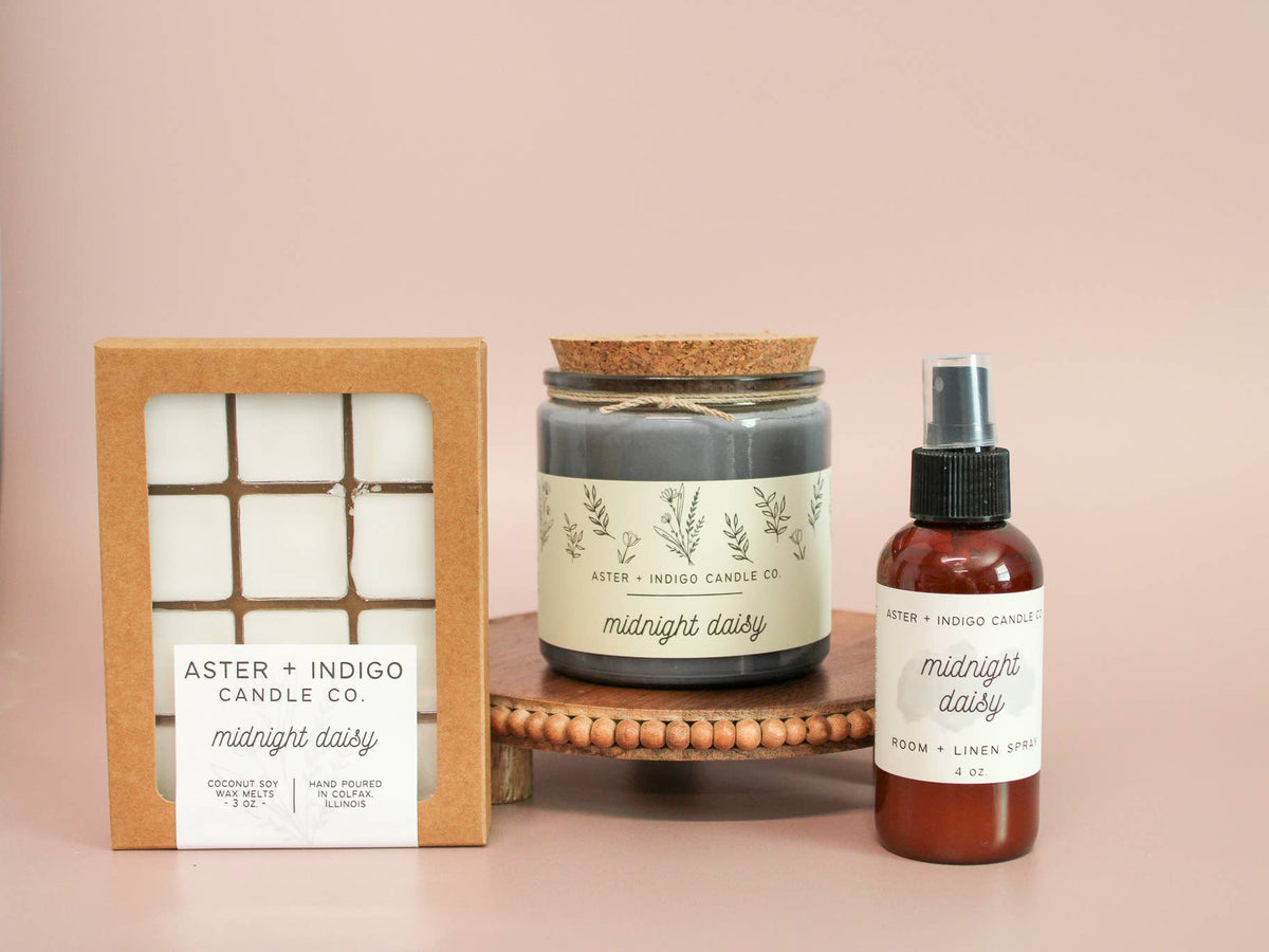 Midnight Daisy | Summer Room + Linen Spray| 4oz