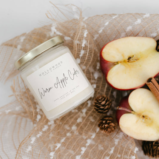 WARM APPLE CIDER | FALL | 8 OZ CANDLE