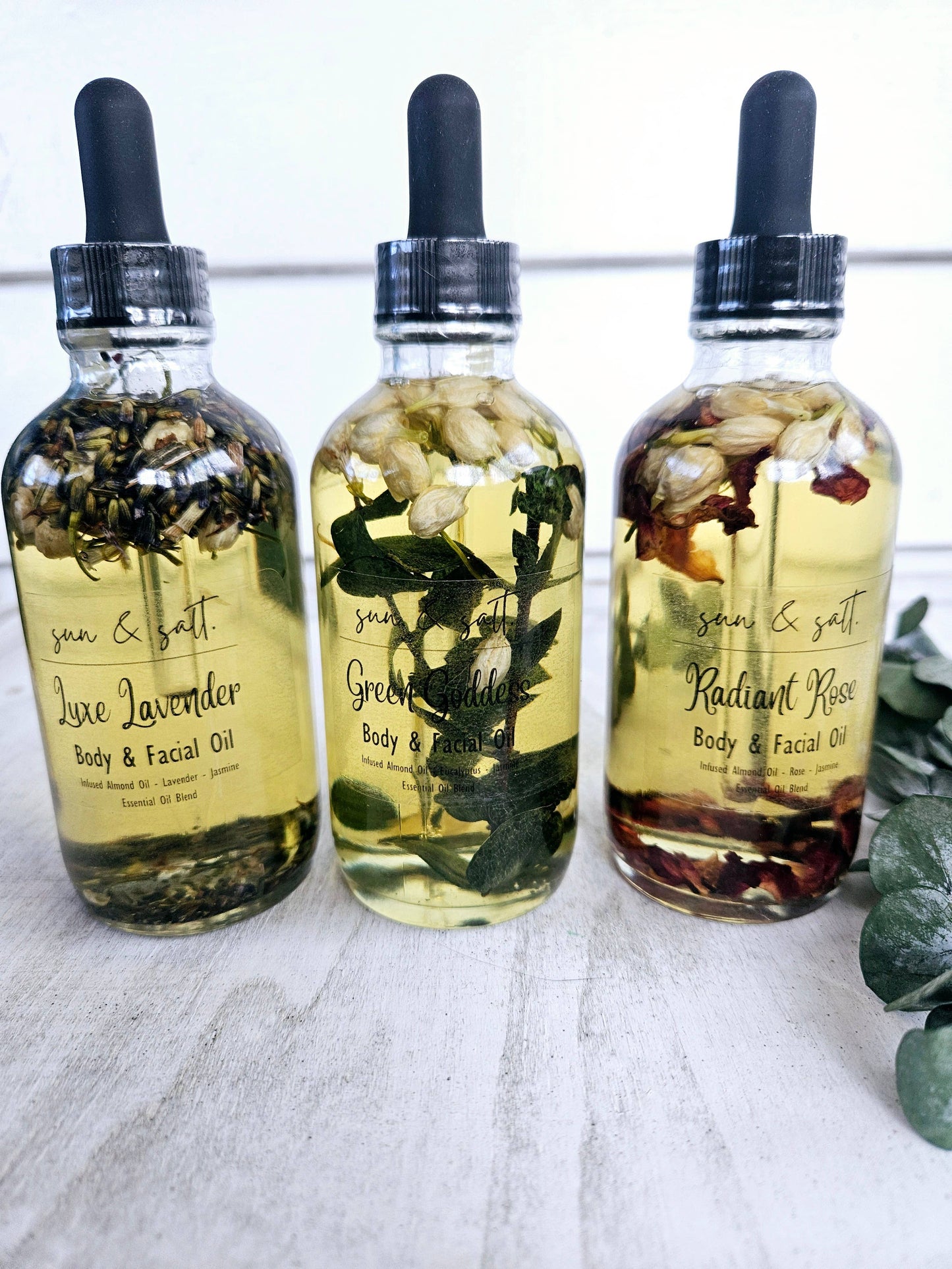 Body & Facial Oil Assortment - Almond Infused Oils