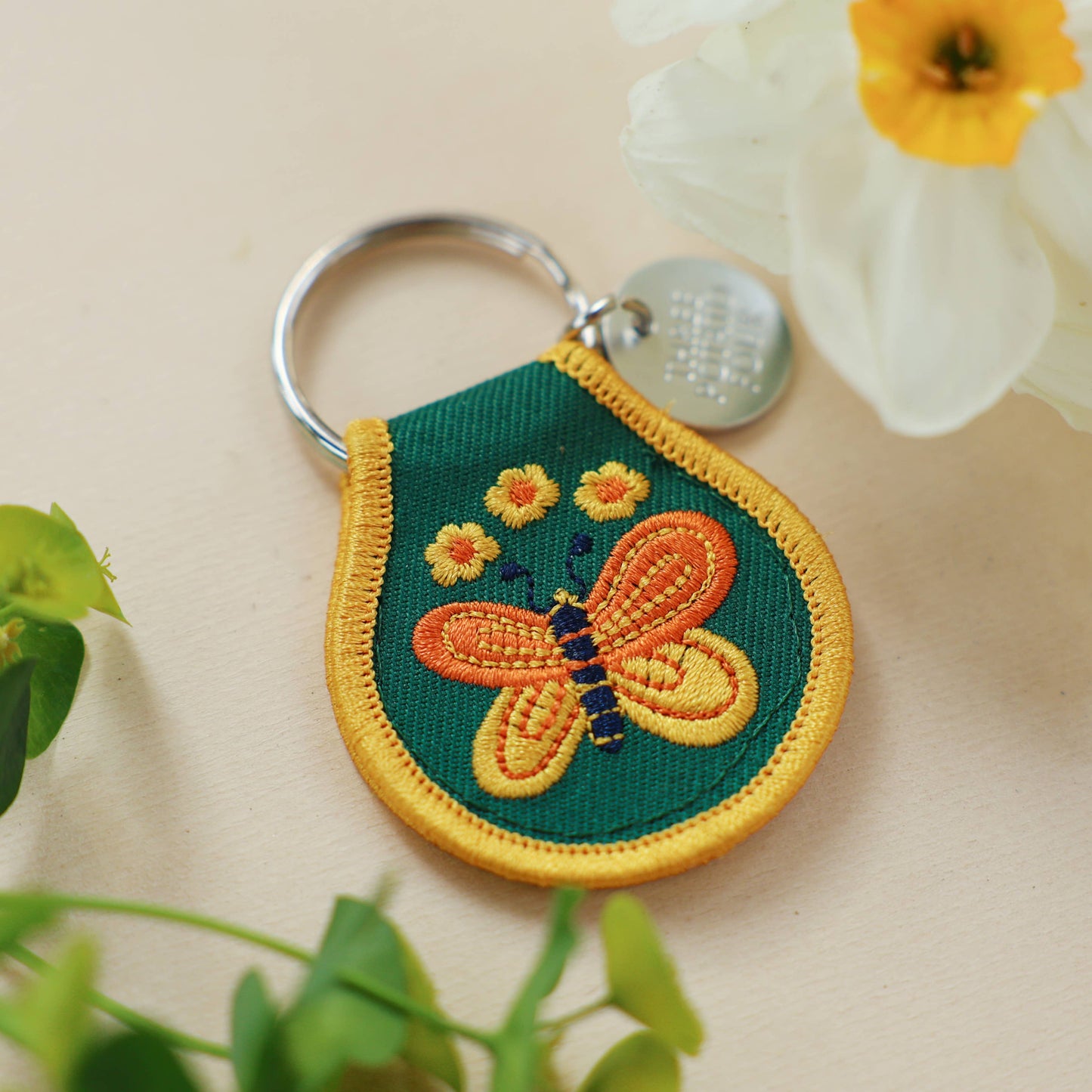 Patch Keychain - Butterfly