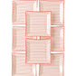 Red Striped Scalloped Plate