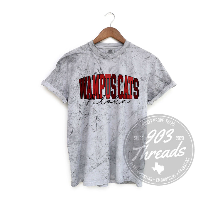 Atoka Wampus Cats Shades of Spirit Tee