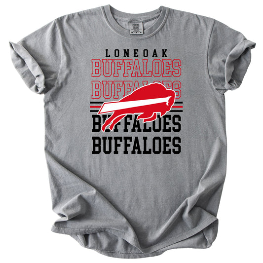 Lone Oak Buffaloes -- Mascot Stack