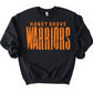 Honey Grove Warriors -- Distressed Mascot -- Black