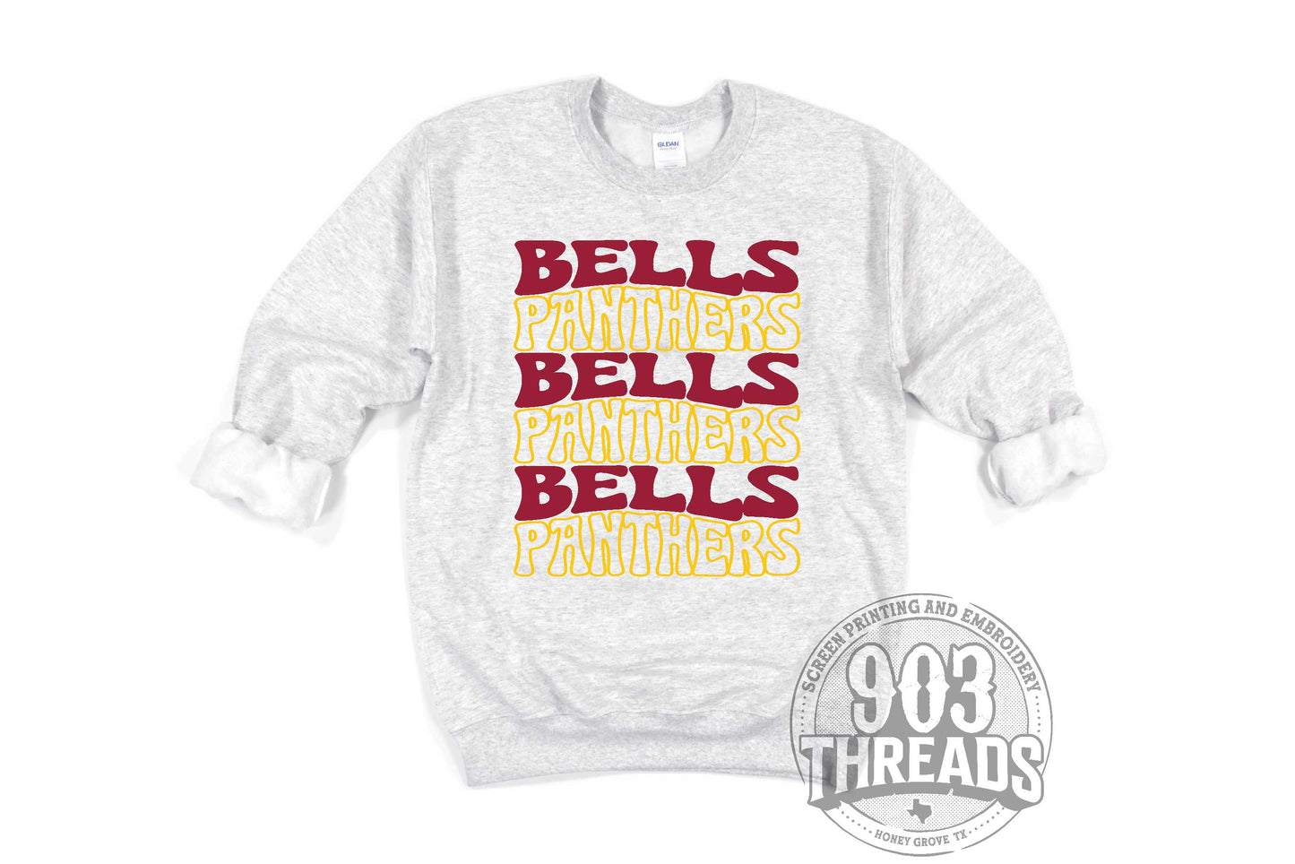 Bells Panthers Groovy Sweatshirt
