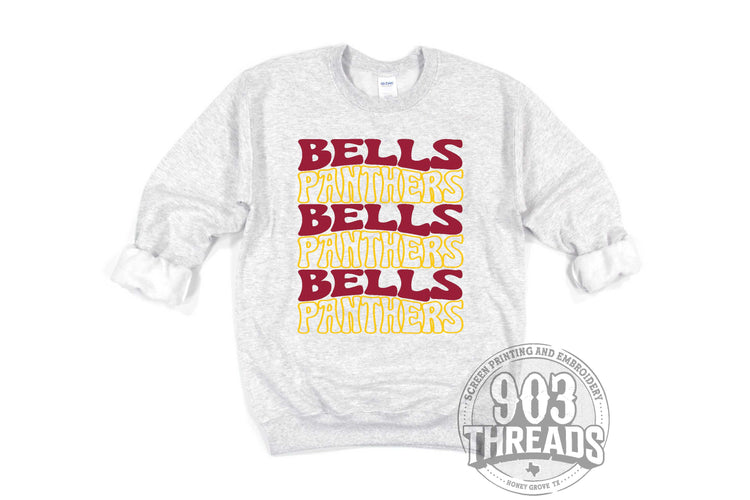 Bells Panthers Groovy Sweatshirt