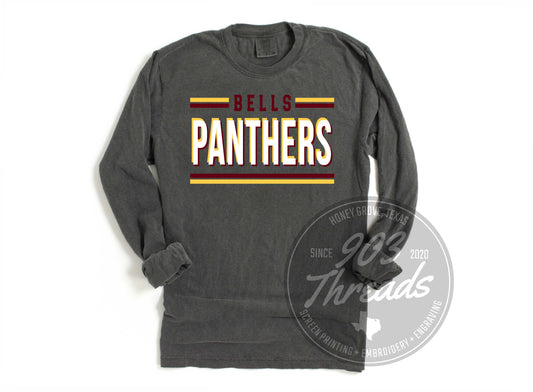 Bells Panthers Hold That Line Spirit Tee