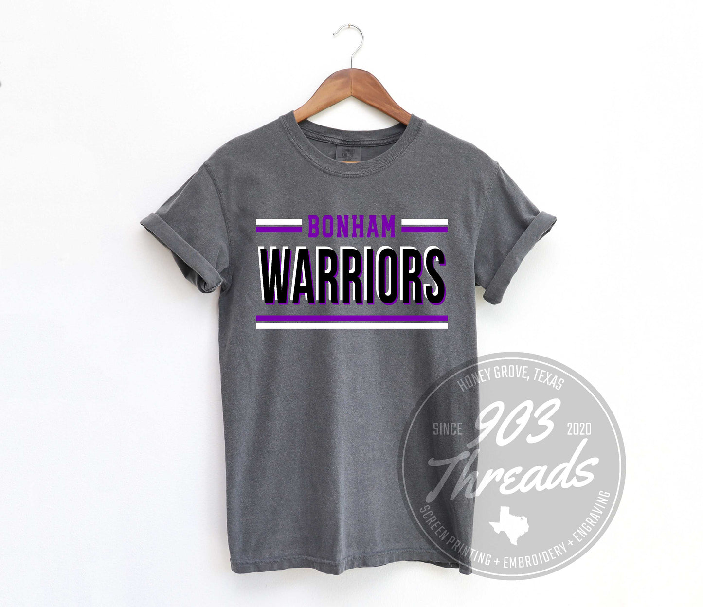 Bonham Warriors Hold That Line Spirit Tee