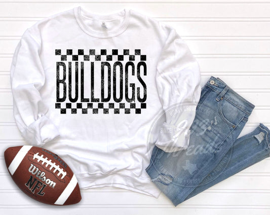 Bulldogs Off the Wall Spirit - Black/White Option