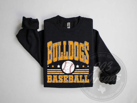 Queen City Bulldogs Baseball Sweatshirt/Short Sleeve