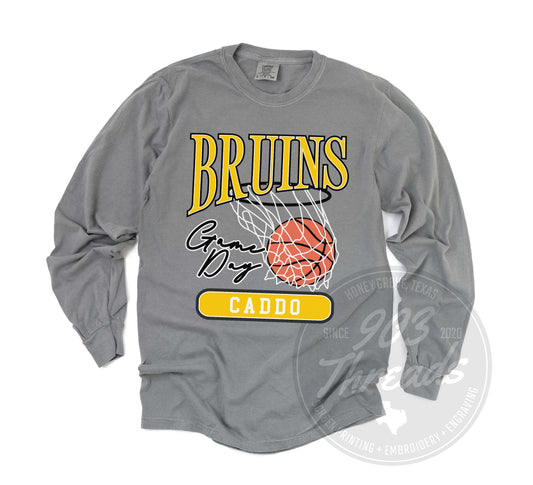 Caddo Bruins Vintage Basketball Tee