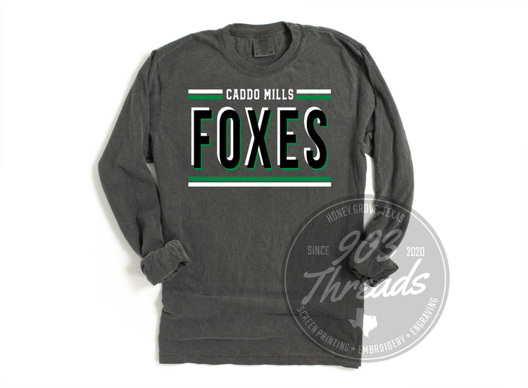 Caddo Mills Foxes Hold That Line Spirit Tee