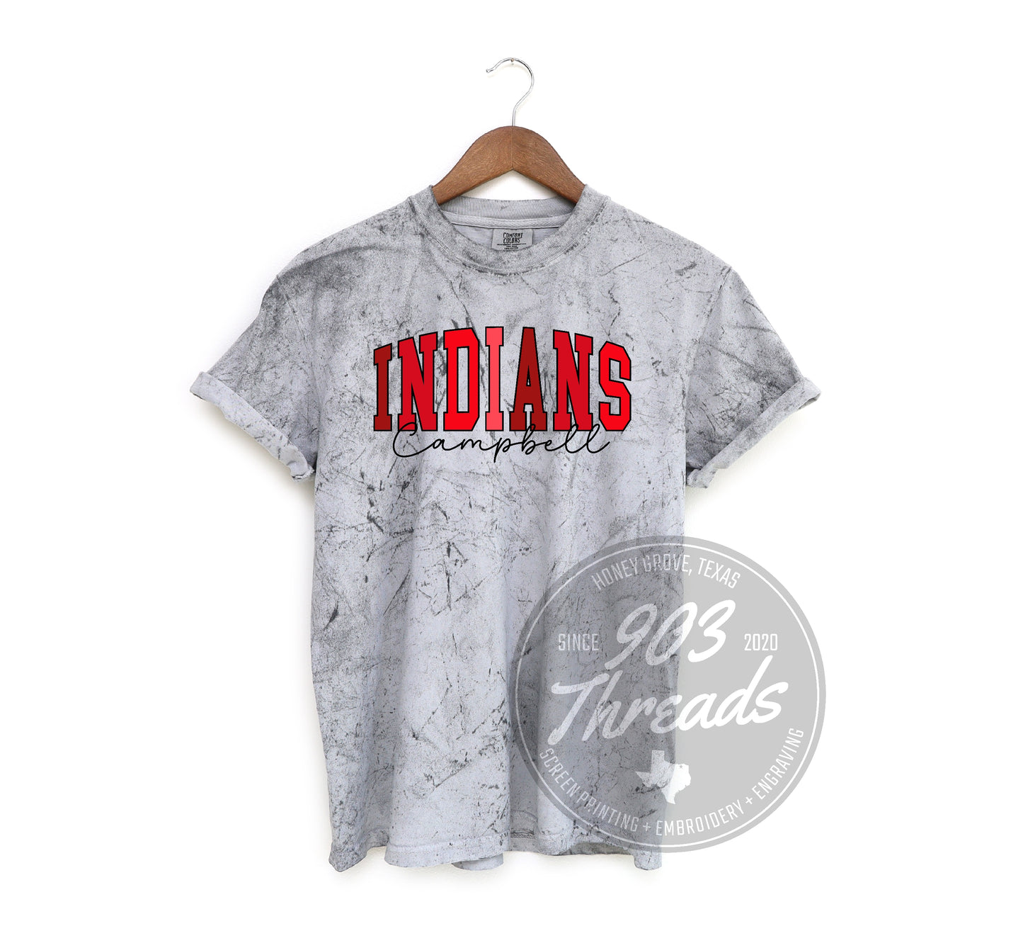 Campbell Indians Shades of Spirit Tee