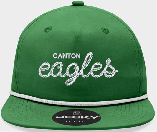 Canton Eagles Old School Cap - Green