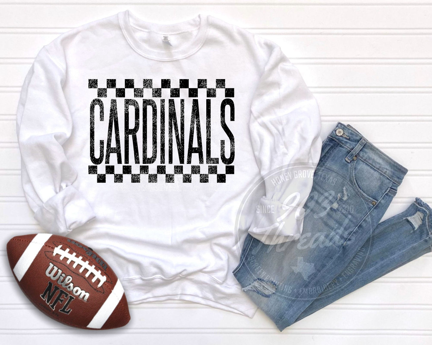 Cardinals Off the Wall Spirit - Black/White Option