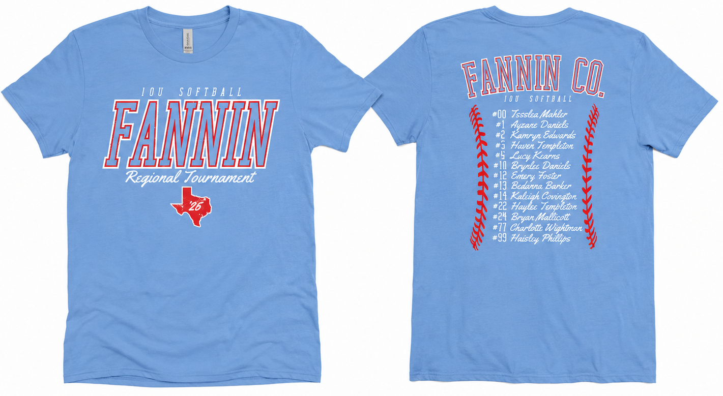 Fannin County 10U Regional Tournament Tee