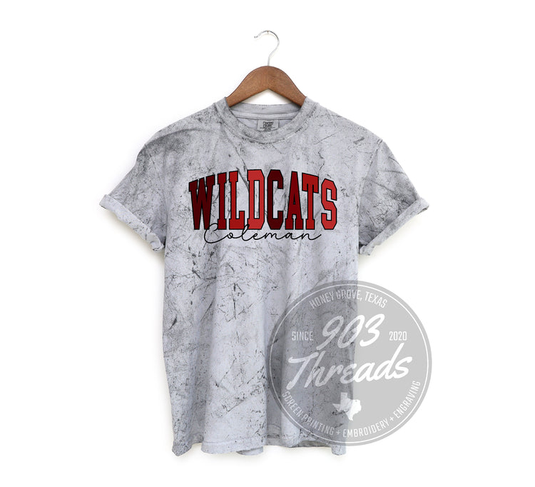 Coleman Wildcats Shades of Spirit Tee