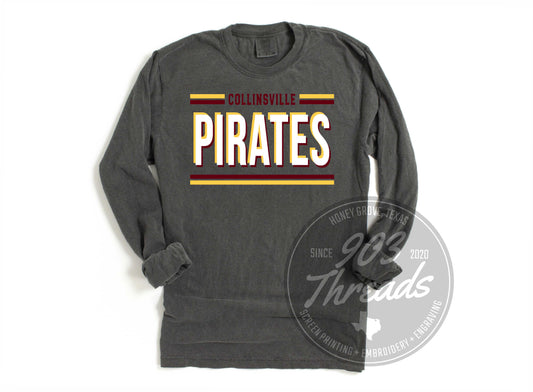 Collinsville Pirates Hold That Line Spirit Tee