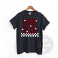 Cumby Trojans Starry Check Sweatshirt/Short Sleeve