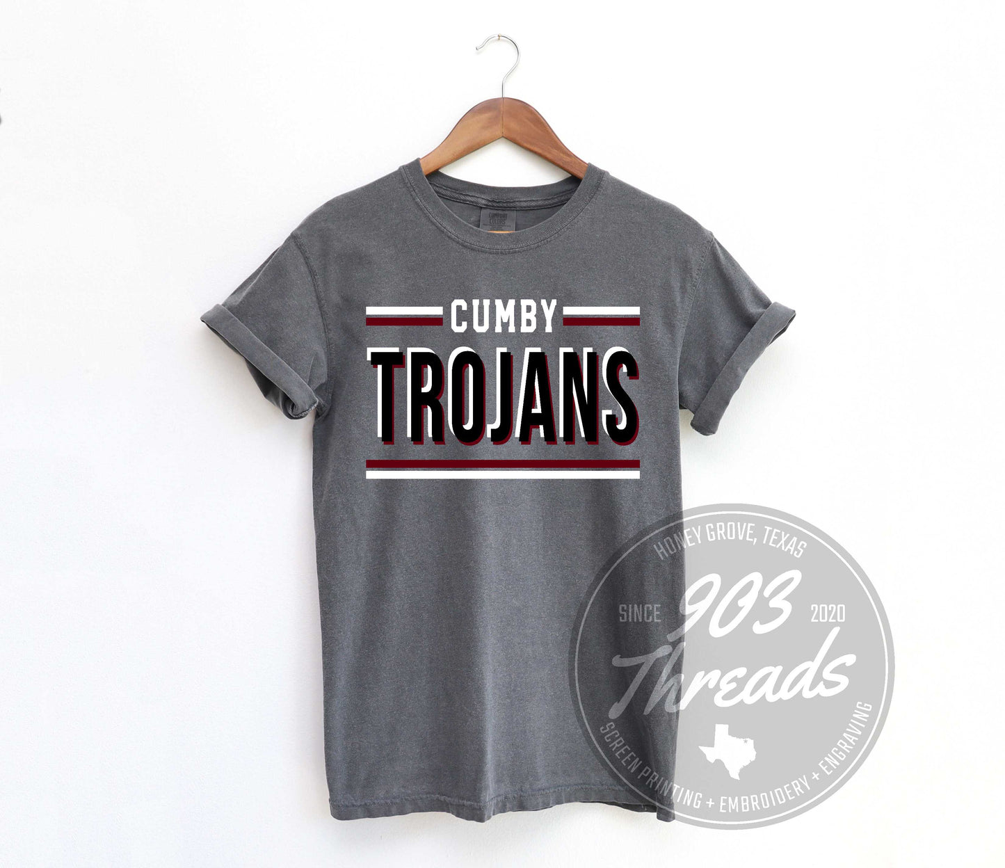 Cumby Trojans Hold That Line Spirit Tee